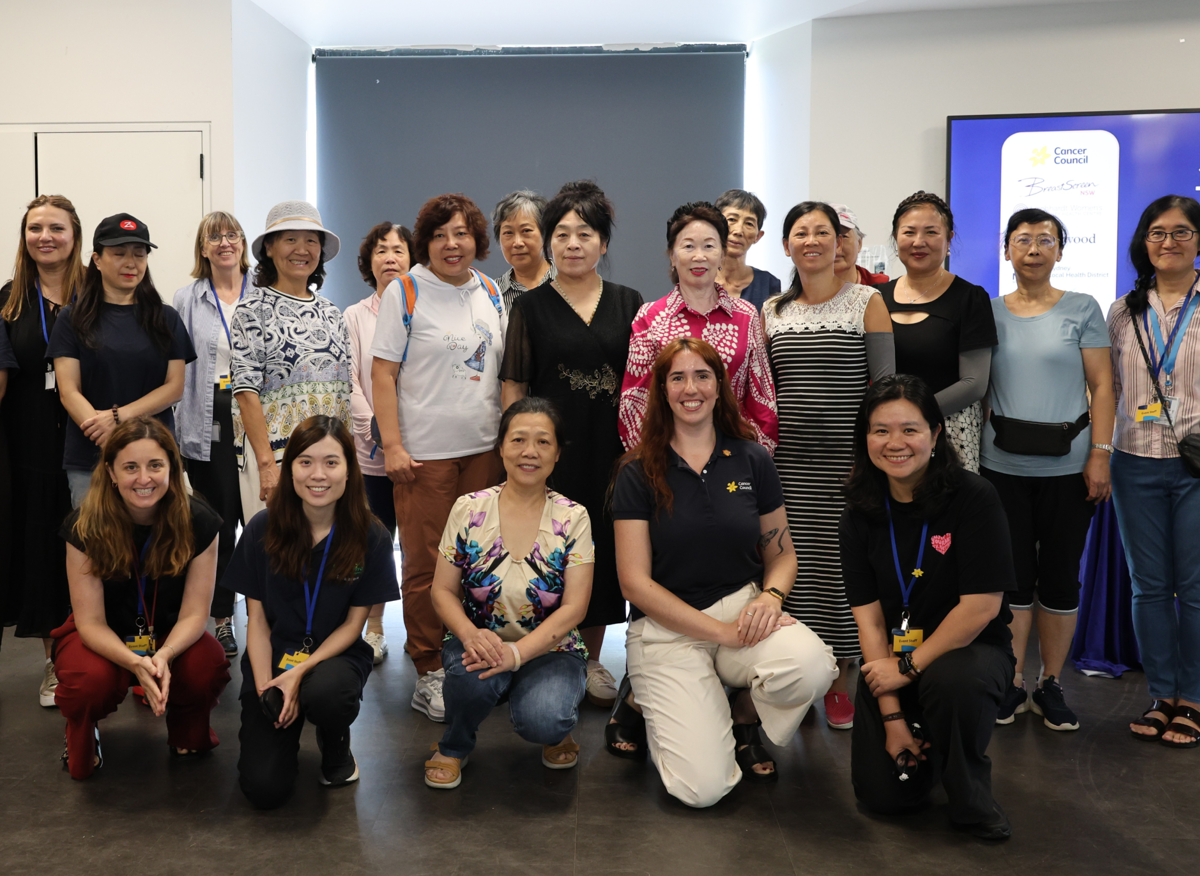 people who joined women's health day in Burwood for Mandarin speaking 