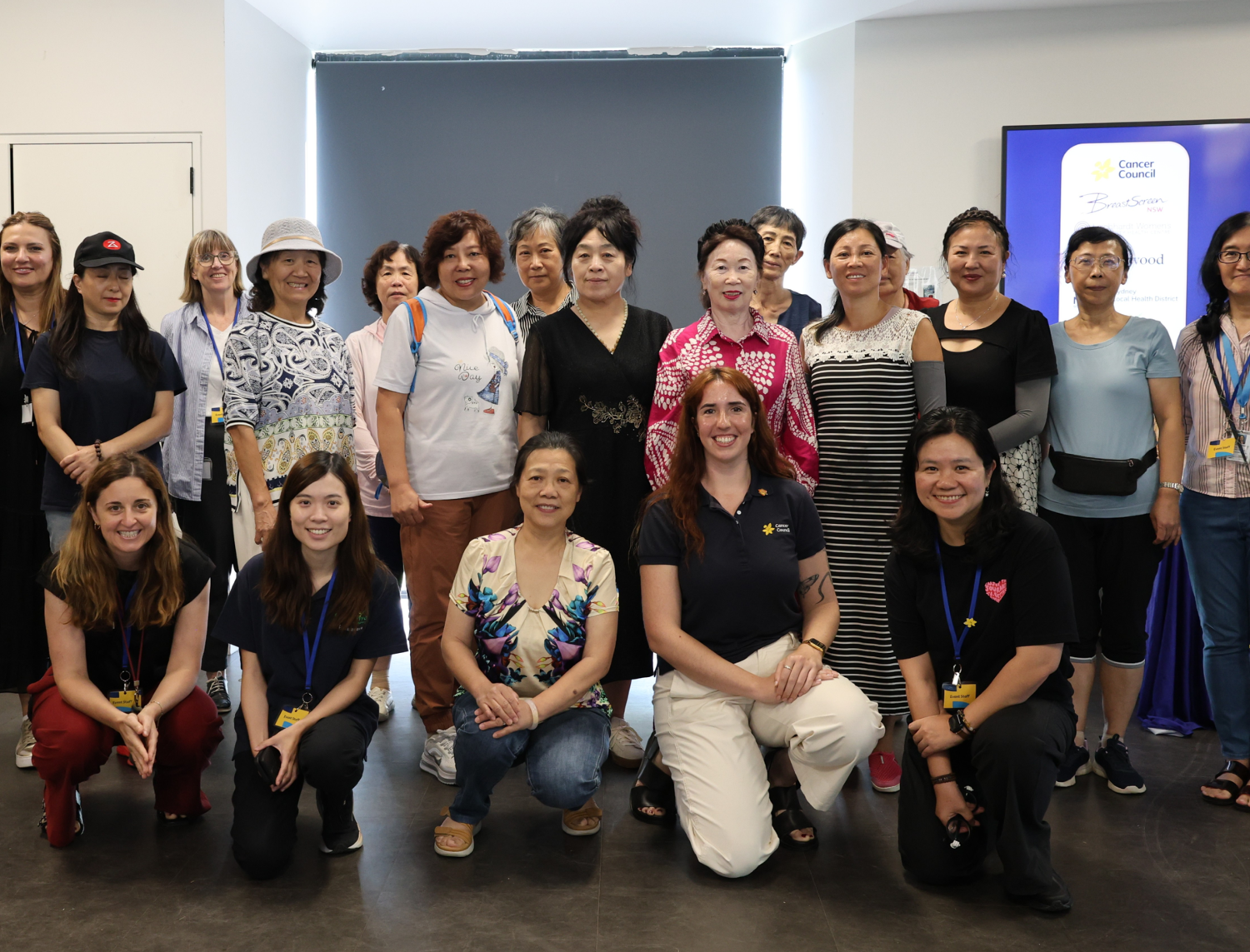 people who joined women's health day in Burwood for Mandarin speaking